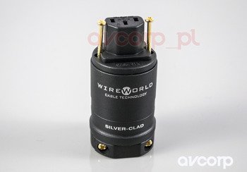 Wireworld Silver-Clad OFC Copper 15A/250V - wtyk IEC C13