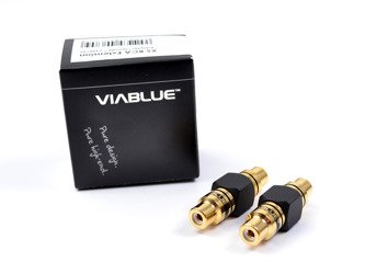 Viablue XS Adapter RCA extension - adapter 1RCA(F)-1RCA(F)