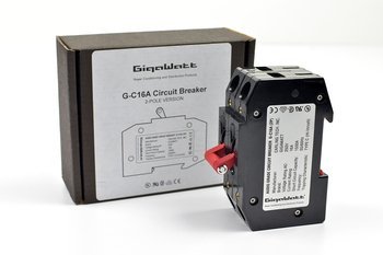 GigaWatt G-16A 2P Installation Circuit Breaker (2-pole)