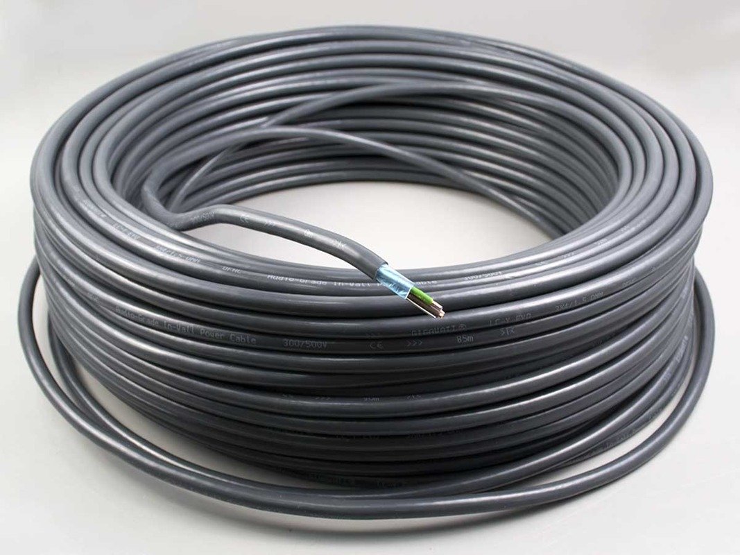 Original In Wall Audio Grade Power Cable Gigawatt Lc Y Evo 3x4mm2 Per Meter Ebay