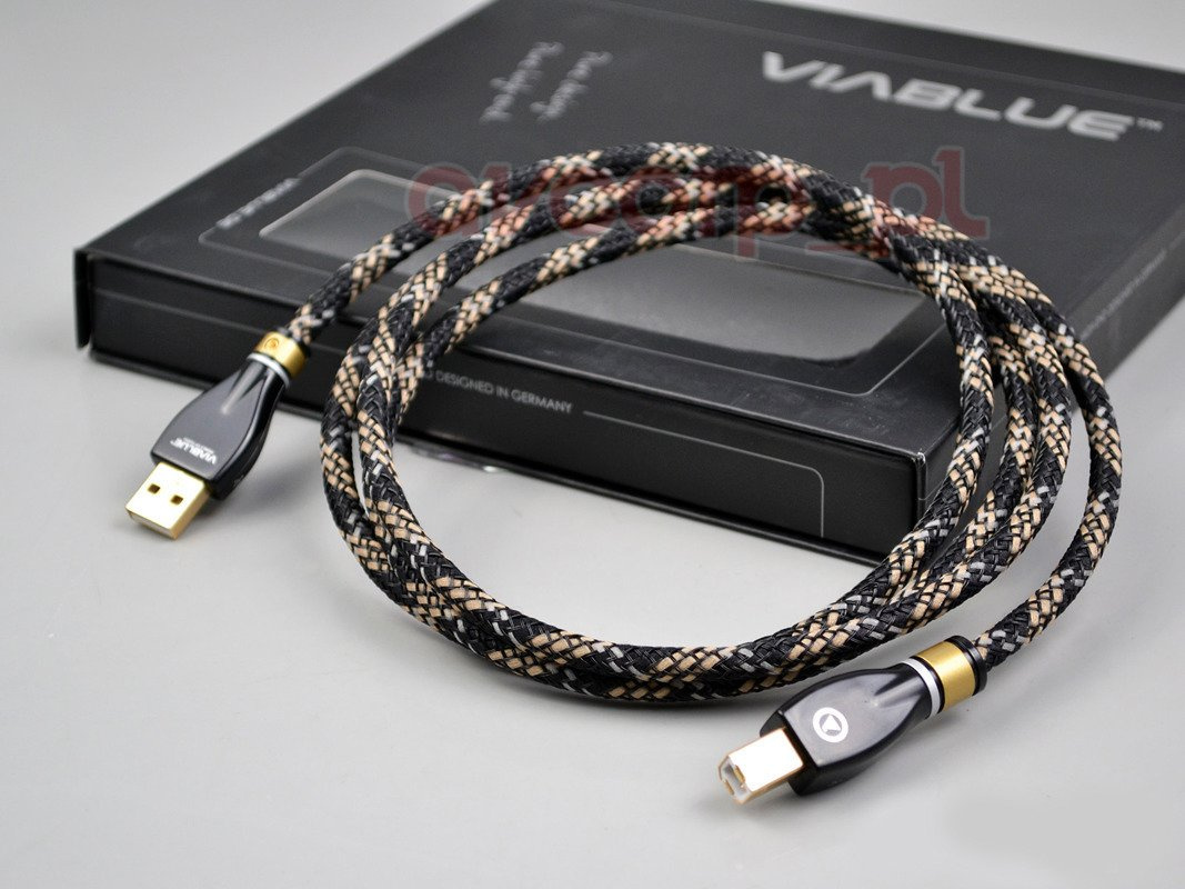 ViaBlue KR-2 Silver USB 2.0 A-B