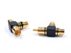 Viablue XS Y Adapters - adapter 1RCA(M)-2RCA(F)