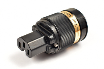 IeGO 8055−Cu - wtyk IEC C15  - czarny - miedź Furukawa