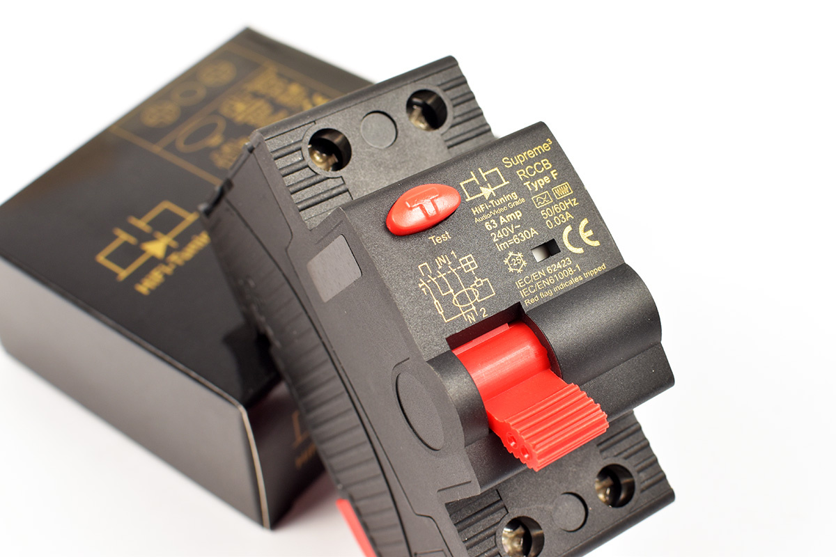 Hi-Fi Tuning Supreme³ Wyłącznik różnicowoprądowy typu F - 1 fazowy