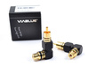 Viablue XS RCA Adapter 90° XL - 1RCA(M)-1RCA(F)