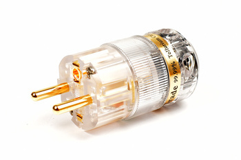 IeGO 8085−Au - wtyk schuko - clear - miedź Furukawa