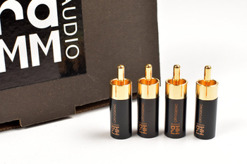 RAMM Audio 30300 - wtyki RCA do lutowania - Ø=5.80mm