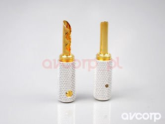 Wireworld GOLD BANANA Uni-Term with socket - wtyki bananowe