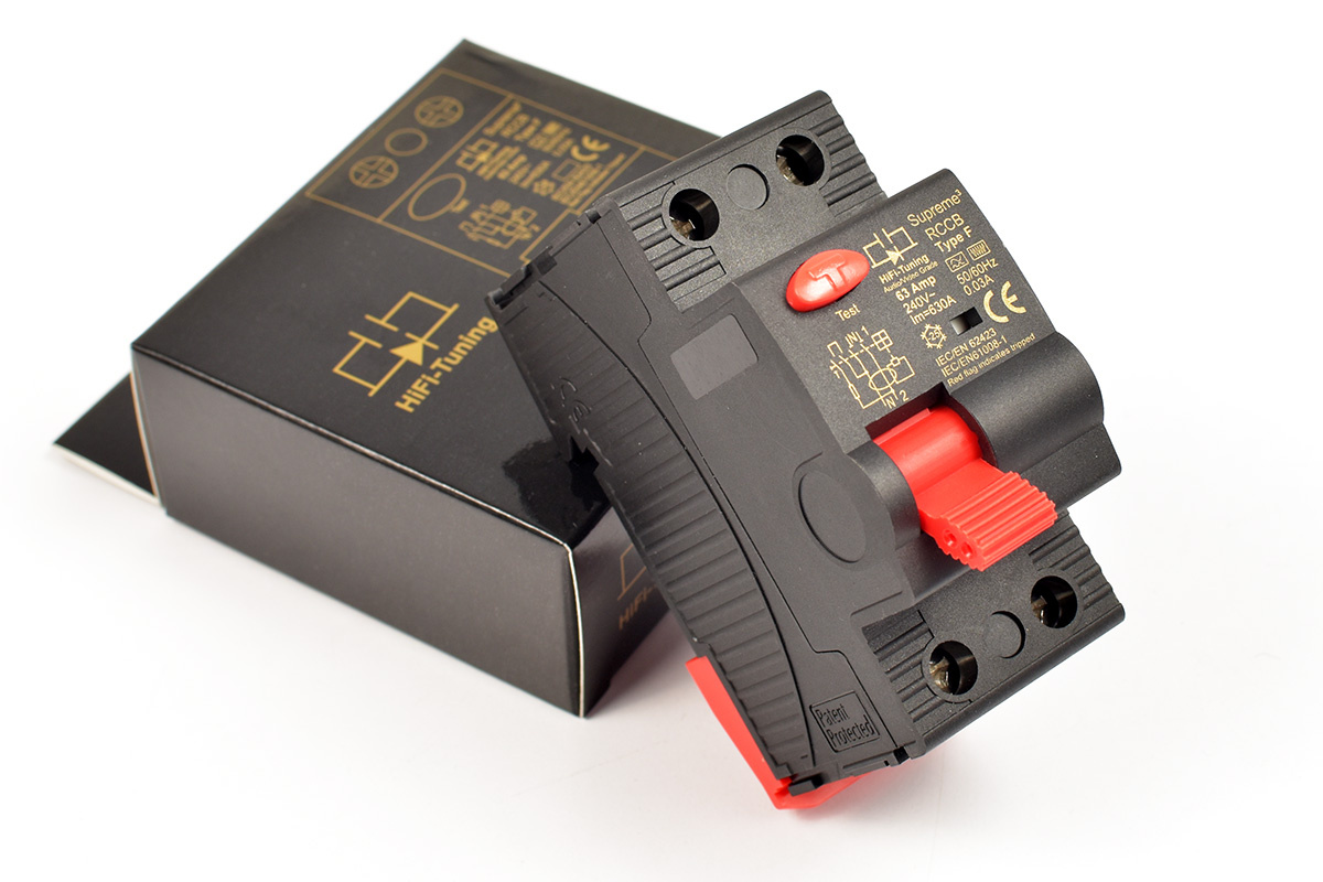 Hi-Fi Tuning Supreme³ Wyłącznik różnicowoprądowy typu F - 1 fazowy