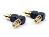 Viablue XS RCA Adapter 90° XL - 1RCA(M)-1RCA(F)