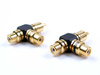 Viablue XS Y Adapters - adapter 1RCA(M)-2RCA(F)