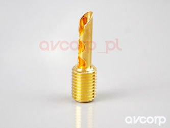 Wireworld GOLD BANANA Uni-Term for exchange - wtyk bananowy