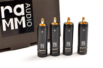 RAMM Audio 30891GT - wtyki RCA bez lutowania - Ø=9.90mm